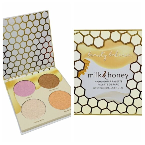 beauty bakerie cosmetics Other - Beauty Bakerie Milk & Honey Highlighter Palette Highly‎ Pigmented Glow
